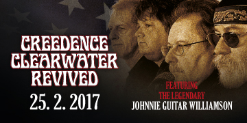 CREEDENCE CLEARWATER REVIVED (UK)  feat. Johnnie „Guitar“ Williamson